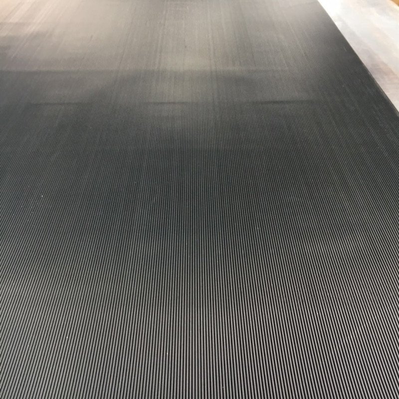 Non Slip Textured Rib Fine Rib Grooved Rubber Sheet