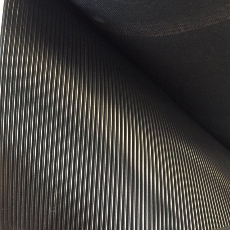 Non Slip Textured Rib Fine Rib Grooved Rubber Sheet