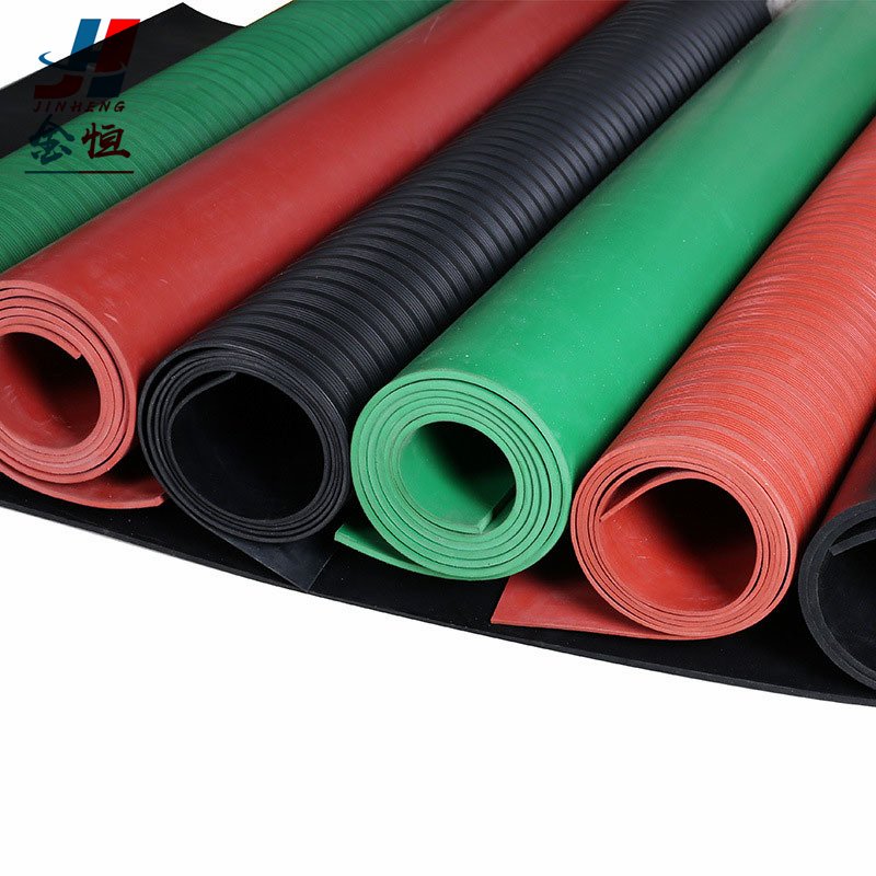 Jinheng rubber manufacturer 3-10mm rubber sheet for anti-static rubber floor in workshop