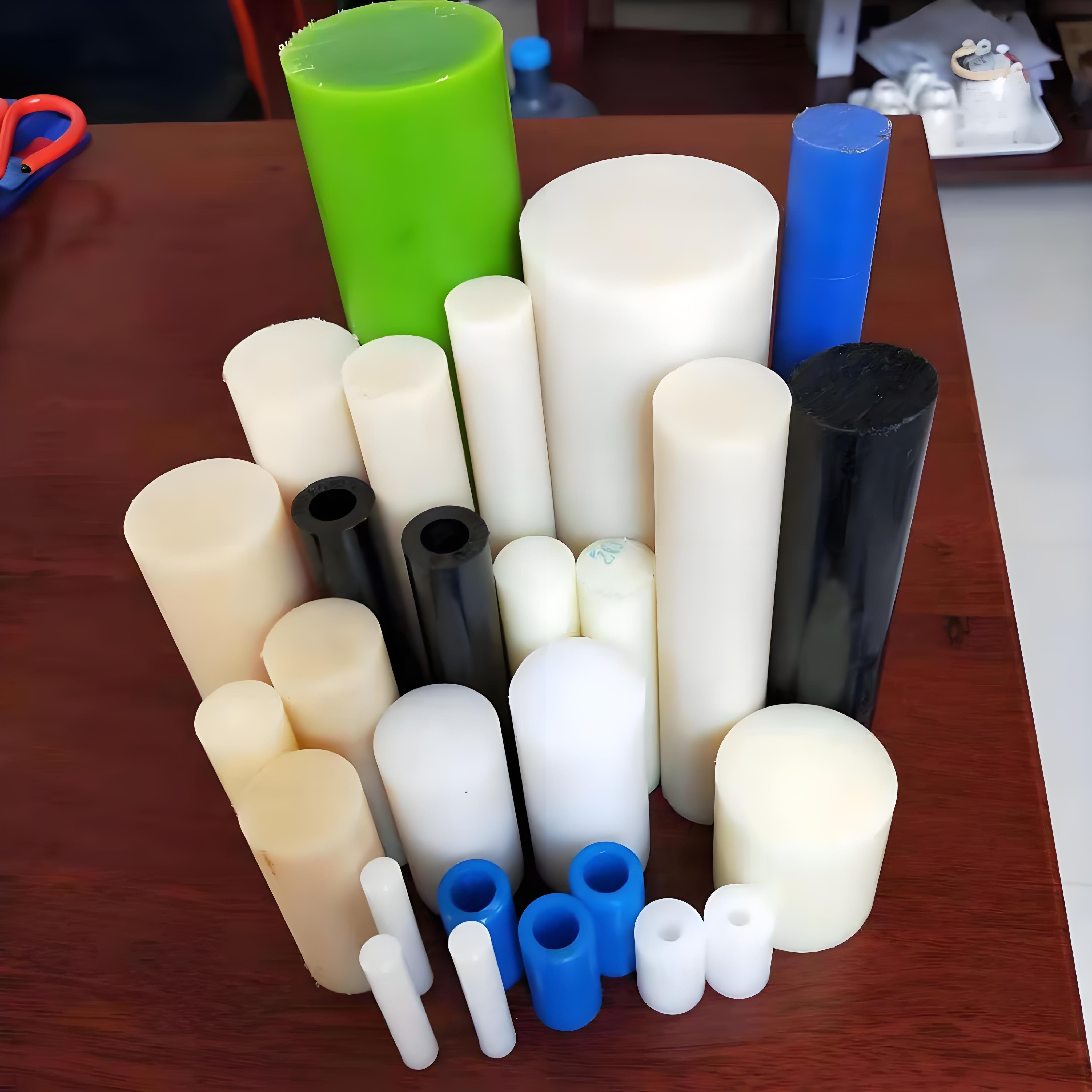 High wear resistant solid nylon rod plastic solid round rod raw material polyurethane rod wholesale