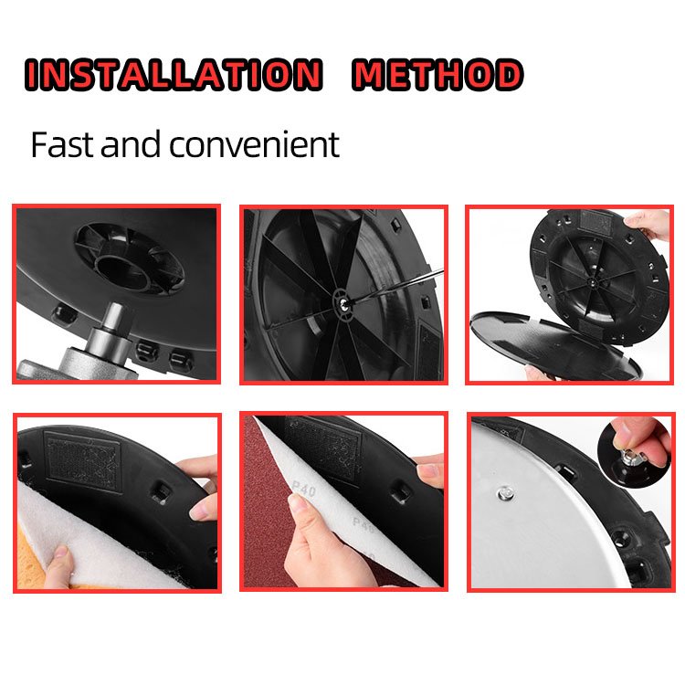 Electric hand-held long rod wall grinder wall smoothing cement wall plastering machine