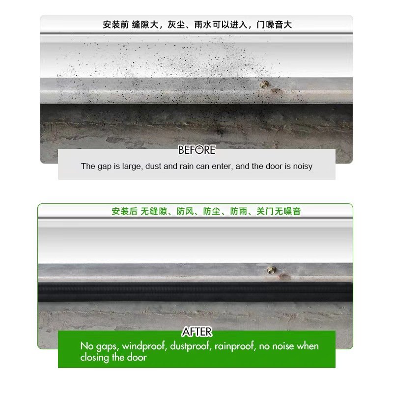 Customized Three-Composite Extruded U-Shaped Edge Decorative Strip Car Doors EPDM Cabinet Door Sealing Strip Automotive Cutting
