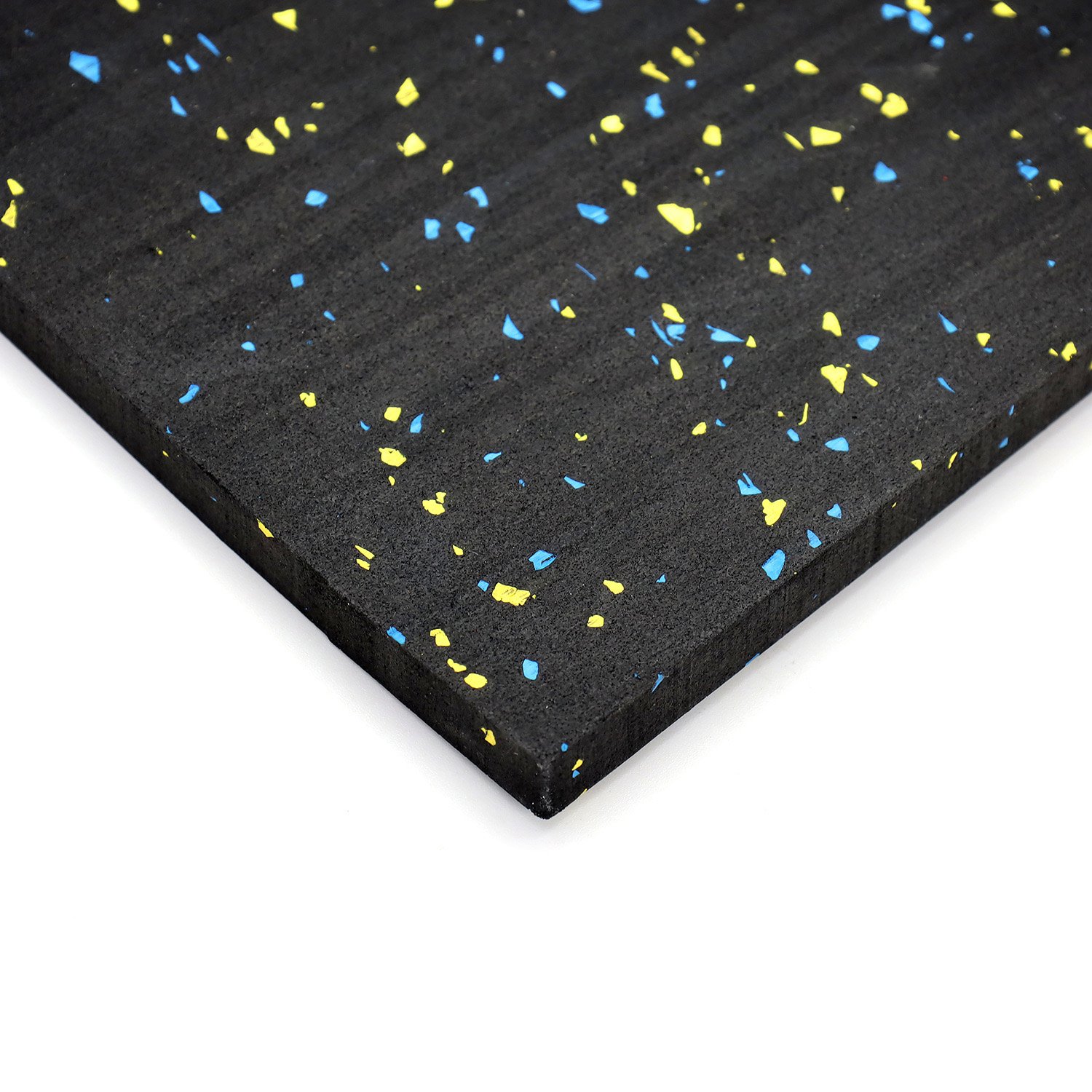 3.28ft*3.28ft Thickness EPDM+SBR composite gym floors high quality of gym rubber mats sport play mat