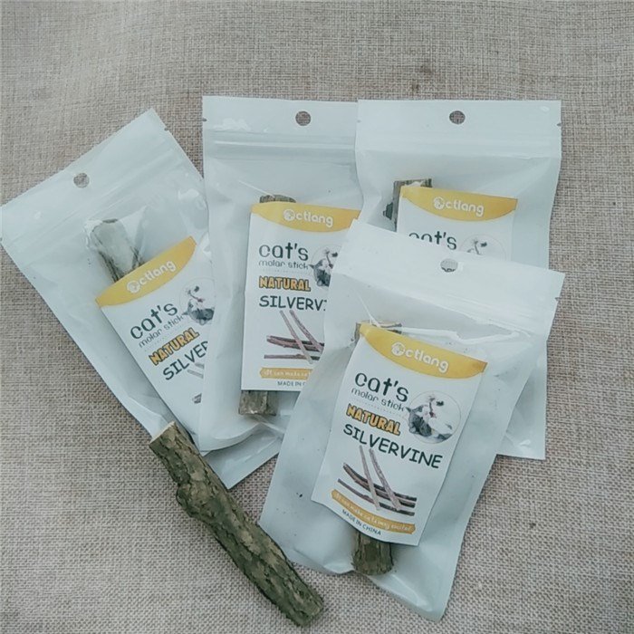 Mu Tian Liao Cat Cleaning Teeth Natural Catnip Pet Cat Molar Rod Silvervine Catnip Molar