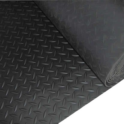 Anti-slip rubber mat, coin pattern prevent the danger of slipping Save time and money