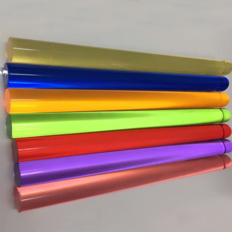 Manufacturer Clear Acrylic/Colored Cast Acrylic Rods Transparent Plastic Rod Round/ square/ bubble rod