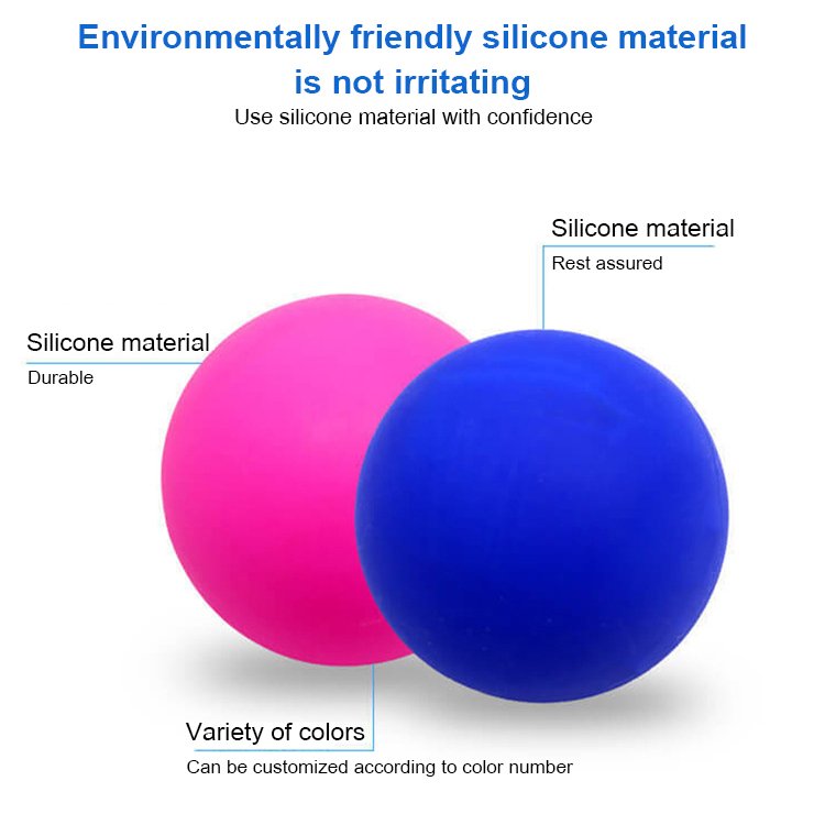 Custom design and logo rubber elastic ball massage balls