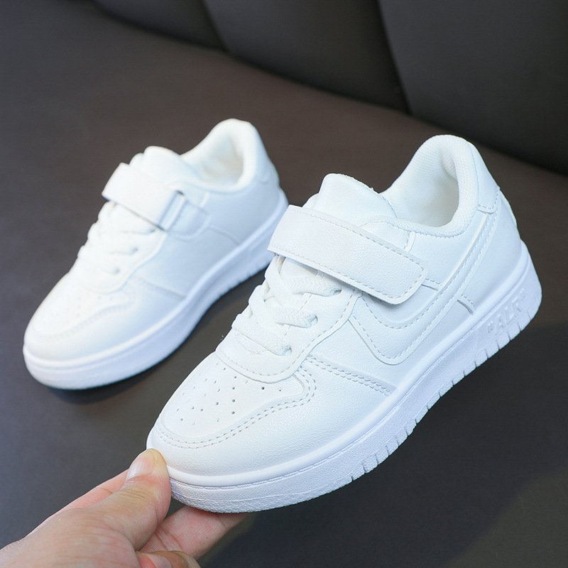 Children's casual shoes girls small white shoes comfortable board shoes
