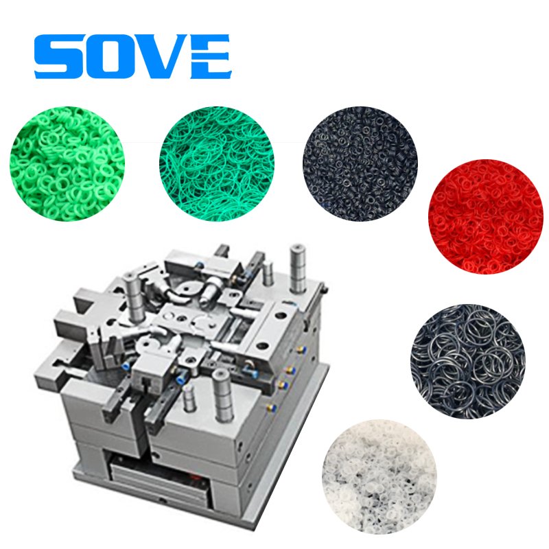 silicone mold OEM Customized Manufacturer hot sale yellow black green white brown red blue oil resistant silicone O-ring
