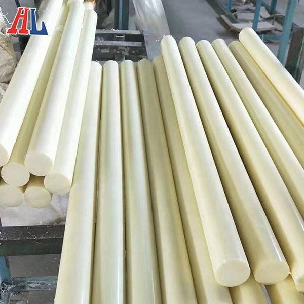 hot sale 15mm 50mm PA6 Rod Nylon6 Round Bar White Black Blue color PA6 Rod