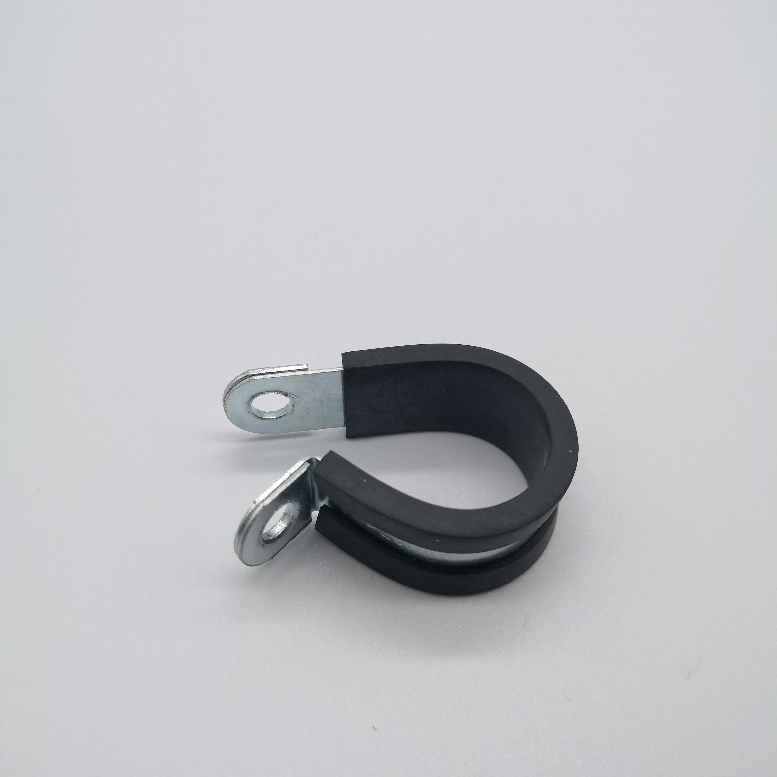 12mm W5 Cable Clips with Rubber 304 Stainless Steel P Type Pipe Clamp Fixing Clip