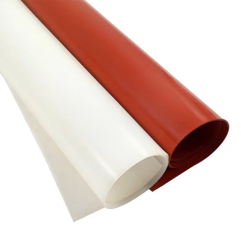 Customizable 1~50 mm Silicone Heat Resistant Rubber Sheet Roll High Temperature Insulation Manufacture Cutting Moulding