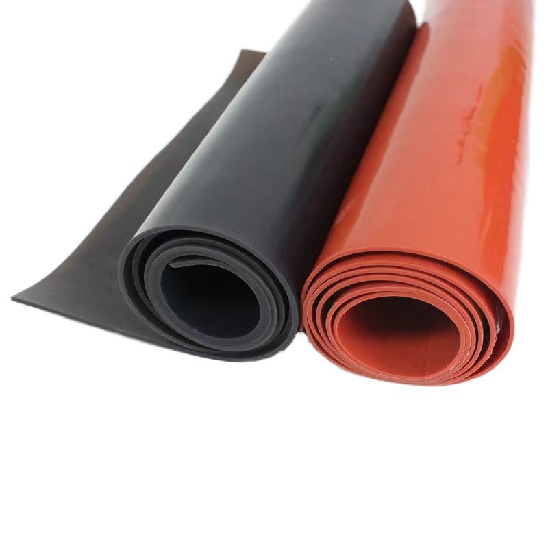 Customizable 1~50 mm Silicone Heat Resistant Rubber Sheet Roll High Temperature Insulation Manufacture Cutting Moulding