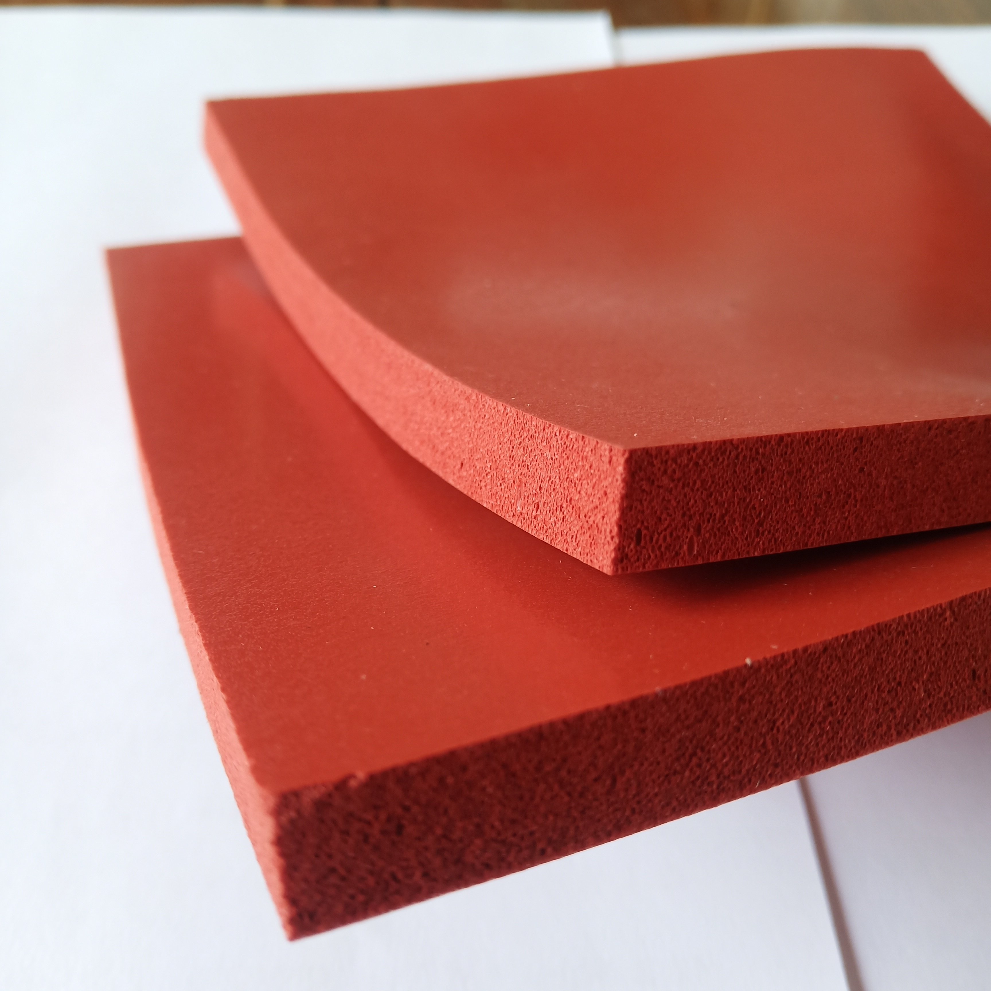 Custom Made High Elastic Heat Resistant Silicone Rubber Sponge Sheet