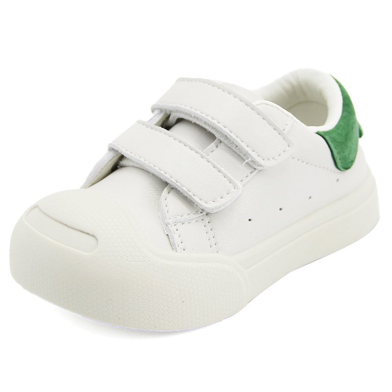 Wholesale leather White Retro Style Sports Shoes Boy Girls Lace-Up Running in All Seasons zapatos para ninos