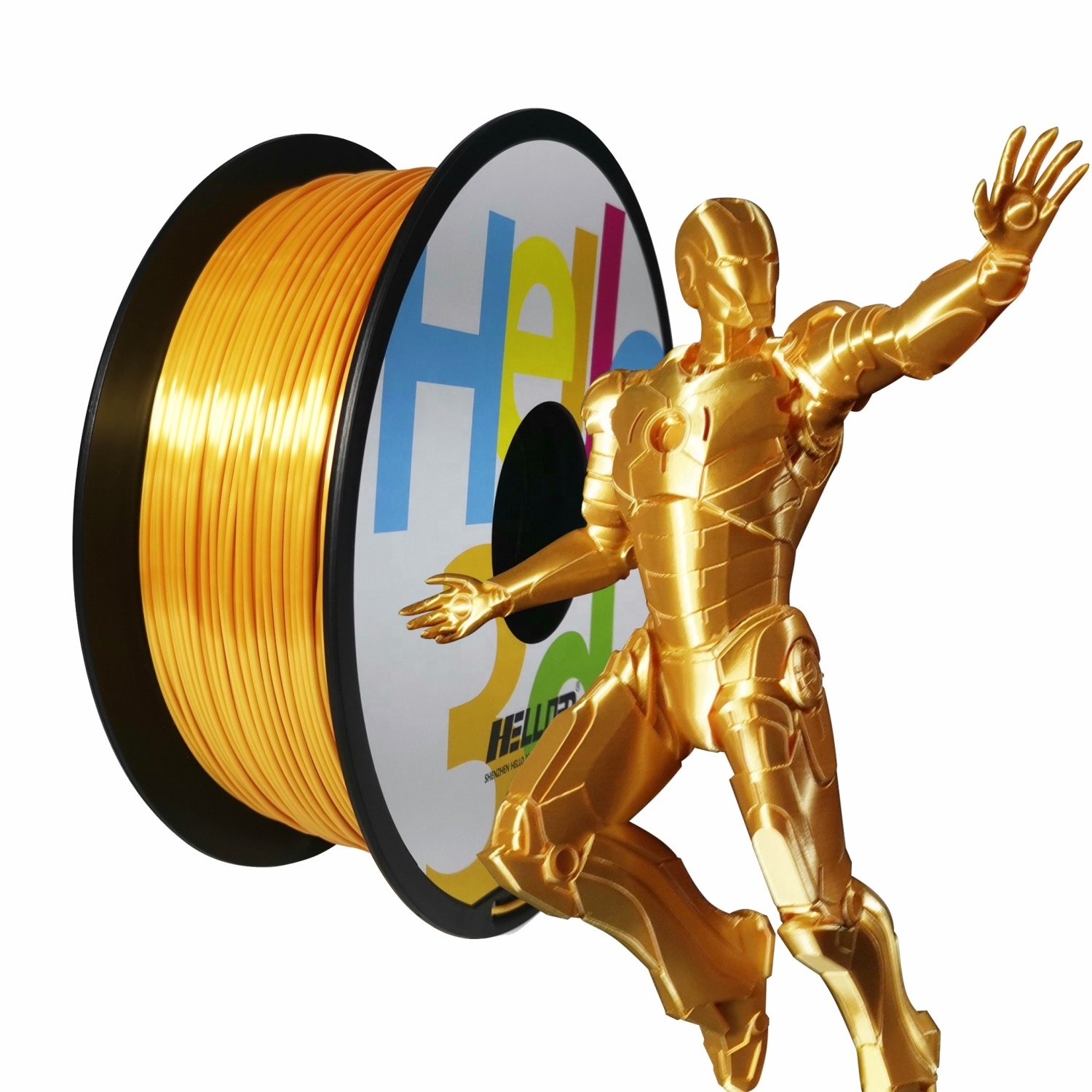HELLO3D Factory Outlet 1.75MM 3D Printing Filament Silk PLA Filament Multi Colors 3D Printer Filament Plastic Rods For Printer