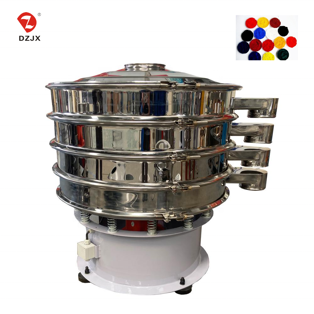 DZJX China Suppliers Electric Vibrating Screen Sifter Machine For Corn Flour Powder Rotary Vibro Sieve Sifter In Food Industry