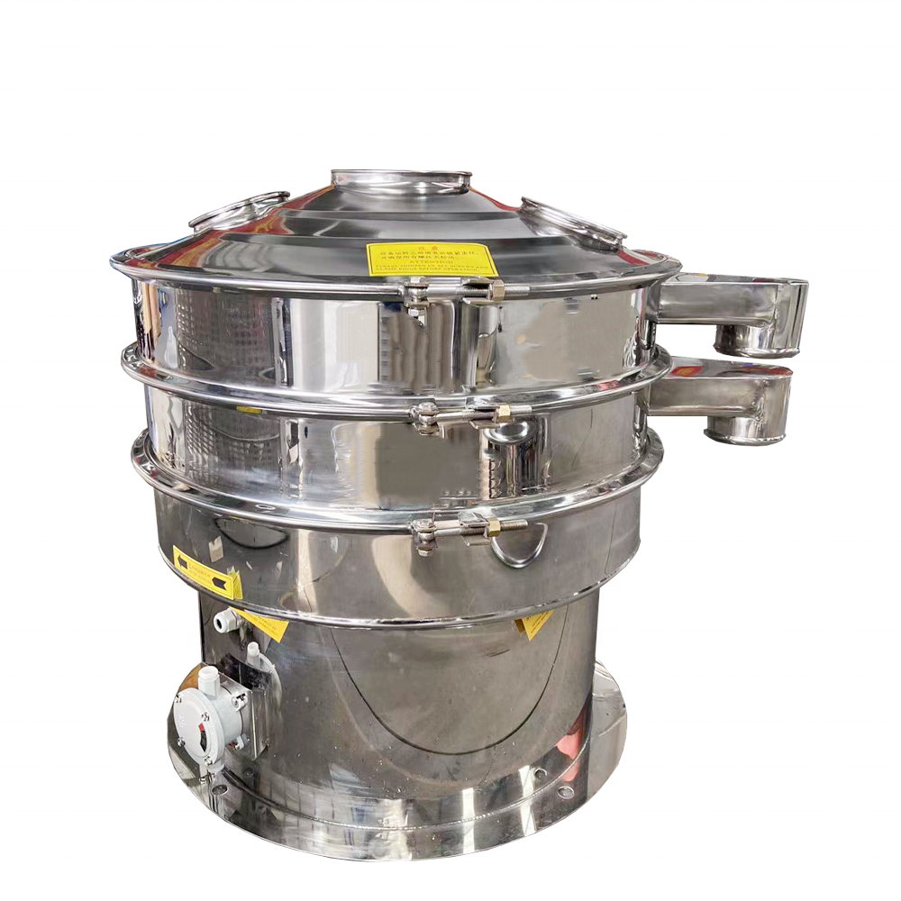 DZJX China Suppliers Electric Vibrating Screen Sifter Machine For Corn Flour Powder Rotary Vibro Sieve Sifter In Food Industry