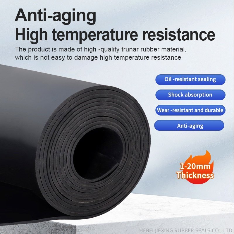 Custom High Quality 0.5mm 12mm Thickness 9mm 3mm Fkm Sbr Nbr Epdm Nitrile Silicone Rubber Sheet Roll