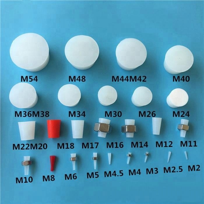 Silicone Rubber Tapered Seal Stopper Hole Masking Plug Caps Cover