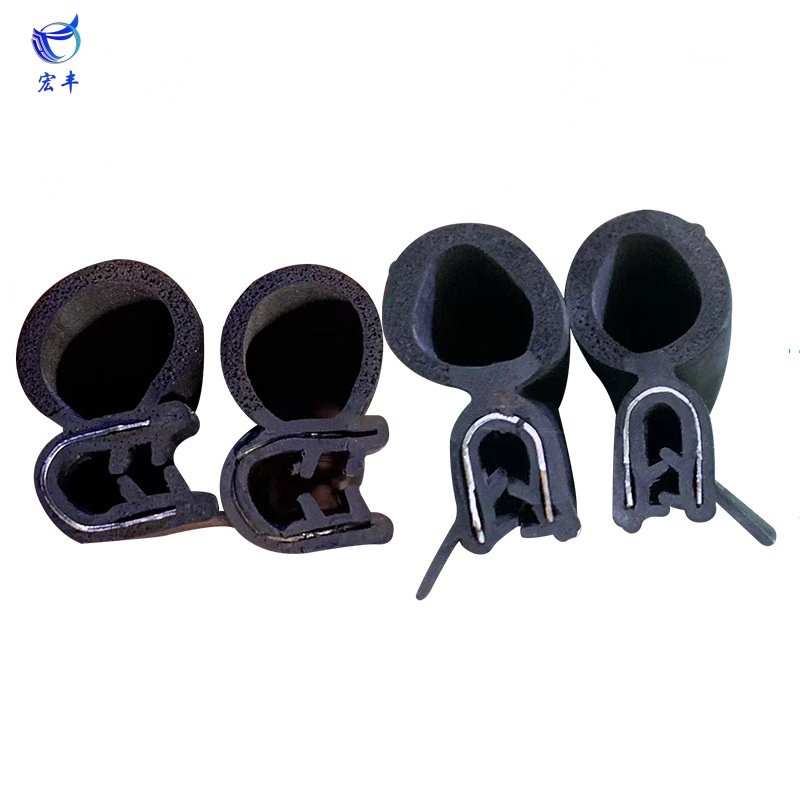 Automotive extruded U-shaped groove edge decorative strip