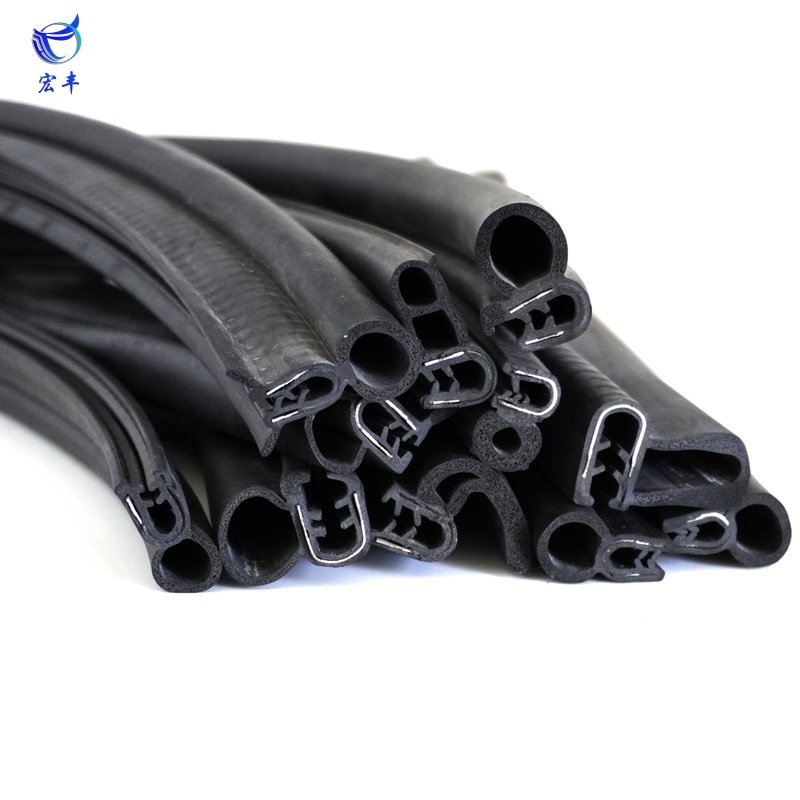 Automotive extruded U-shaped groove edge decorative strip