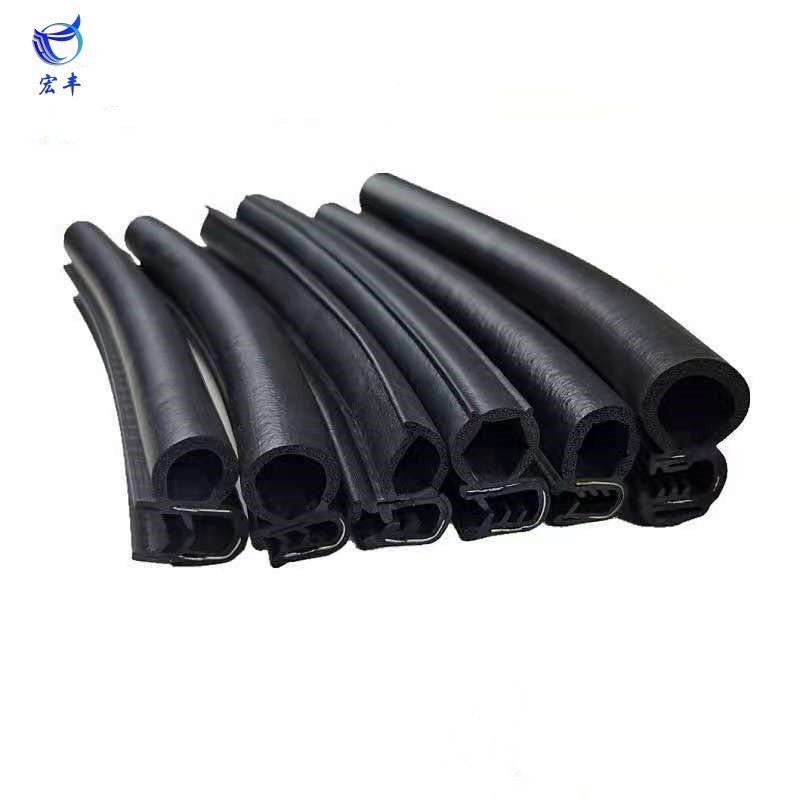 Automotive extruded U-shaped groove edge decorative strip