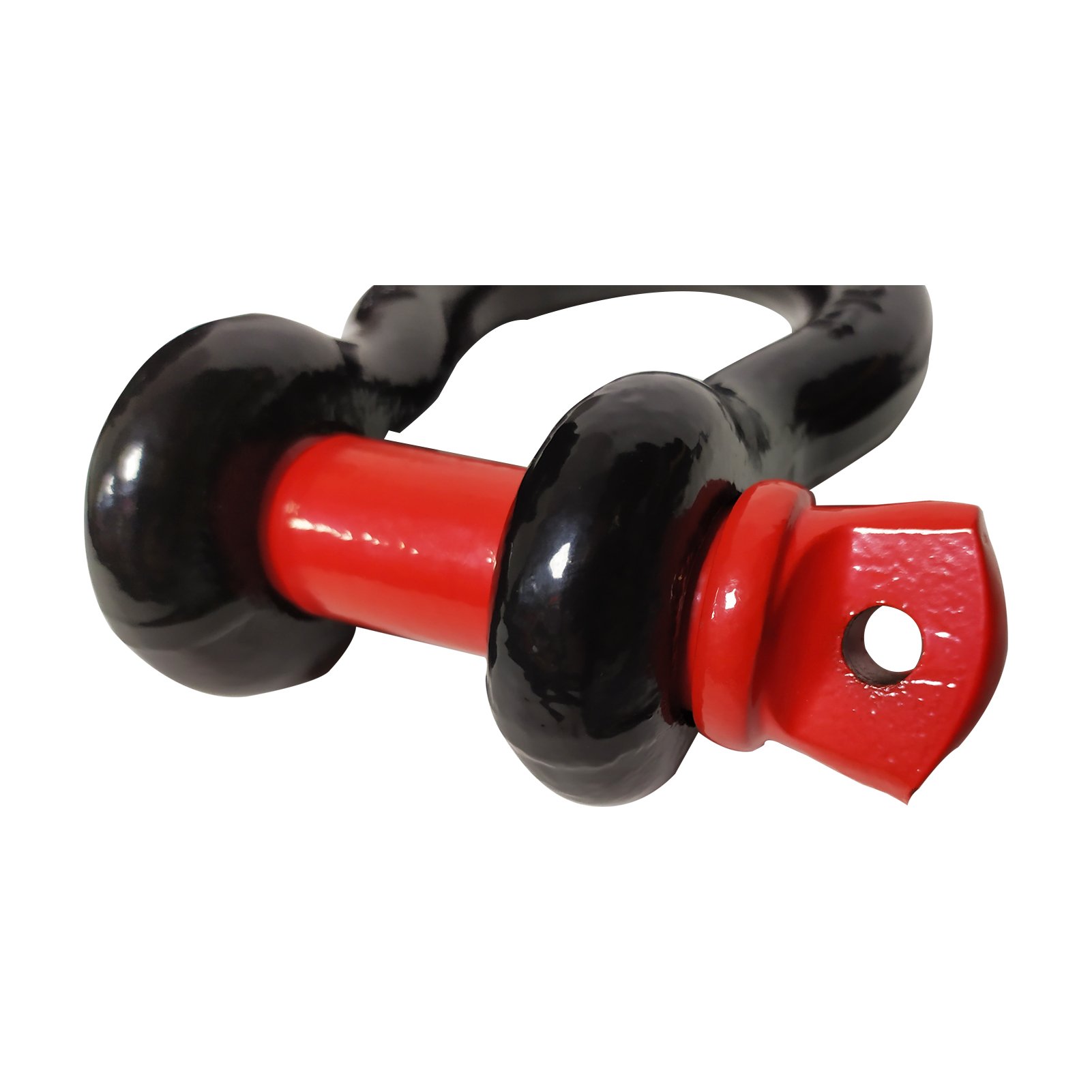 Monster4WD 4.75T Bow Shackle US Type Recovery Gear with Rubber Protector Made of Steel and Alloy Steel
