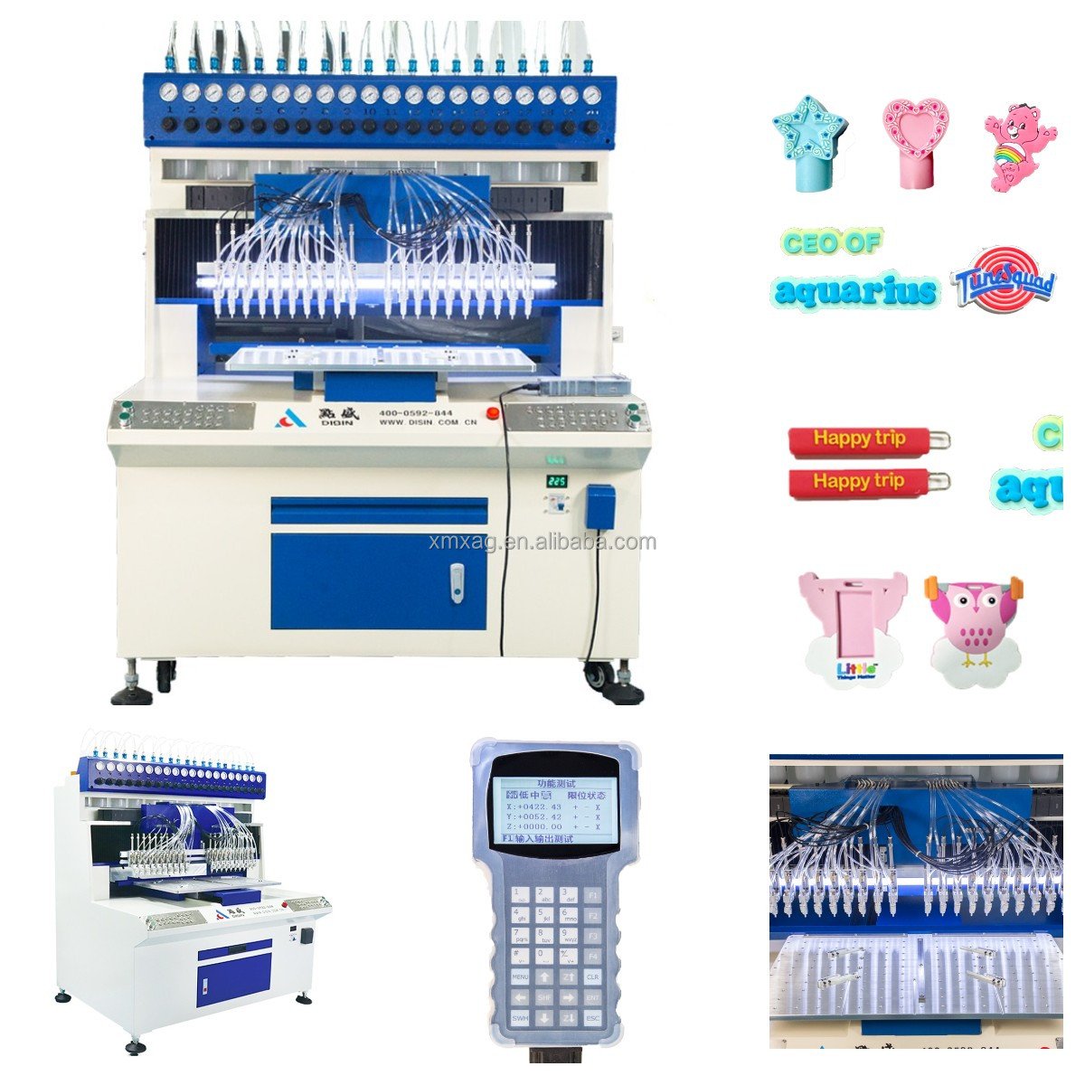 Automatic 16 color customized rubber patch making machine plastic & rubber processing machinery
