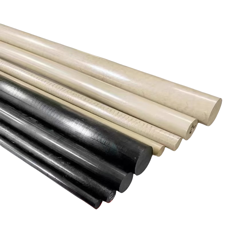 NATURAL 100% PEEK PLASTIC BAR/SOLID PEEK ROD FOR ENGINEERING PLASTIC High quality genuine natural PEEK rods Natural/Black PEEK