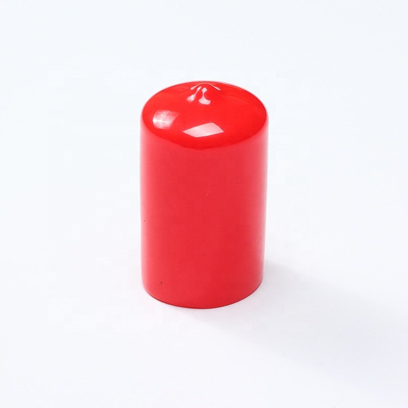 Color PVC soft thread dustproof thread protection insulated end cap rubber bolt protectors Vinyl Soft PVC Round End Cap