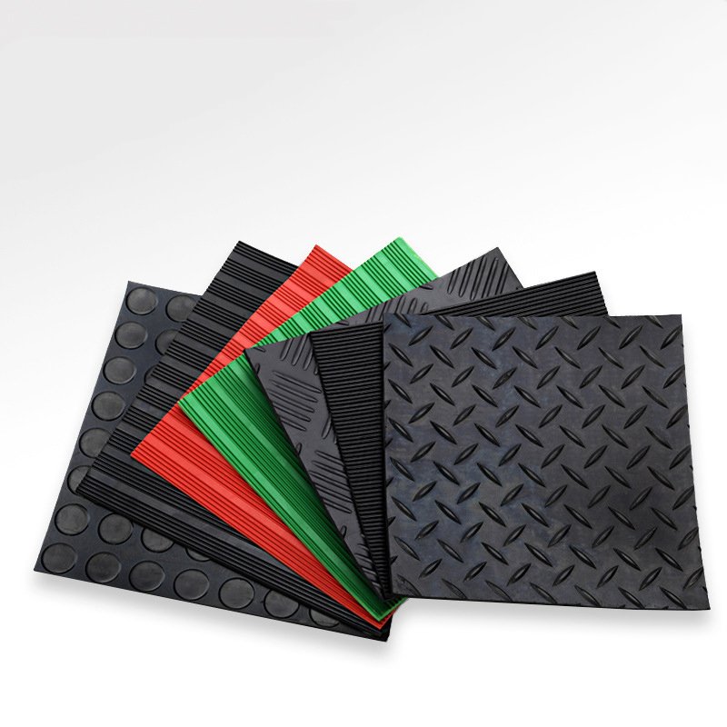 Thin Rubber Texture Sheet Non Sliding Thick Black Texture Rubber Sheet