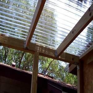 Roofing Sheet for Shed Transparent High Strength Cost Effective Clear Plastic Polycarbonate Roof Panels for Greenhouse