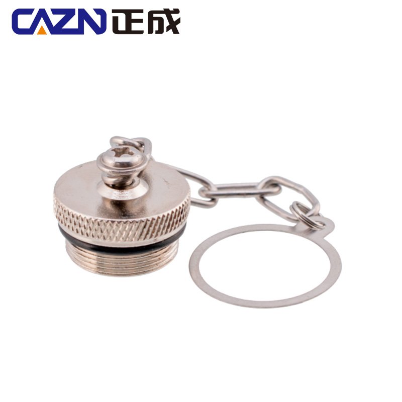 Computer IP67 M16 Plastic or Metal Dust Cover 3 18 mm Inner Diameter M16 Waterproof Rubber Cover Connectors