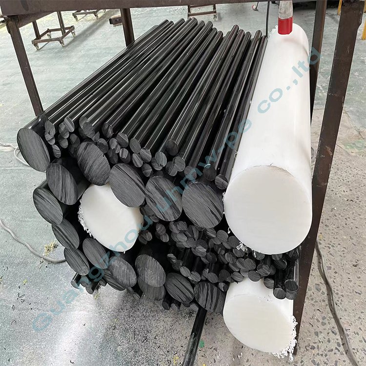 China Supplier Customized Engineering Extruded Plastic Uhmw Pe Solid Rod
