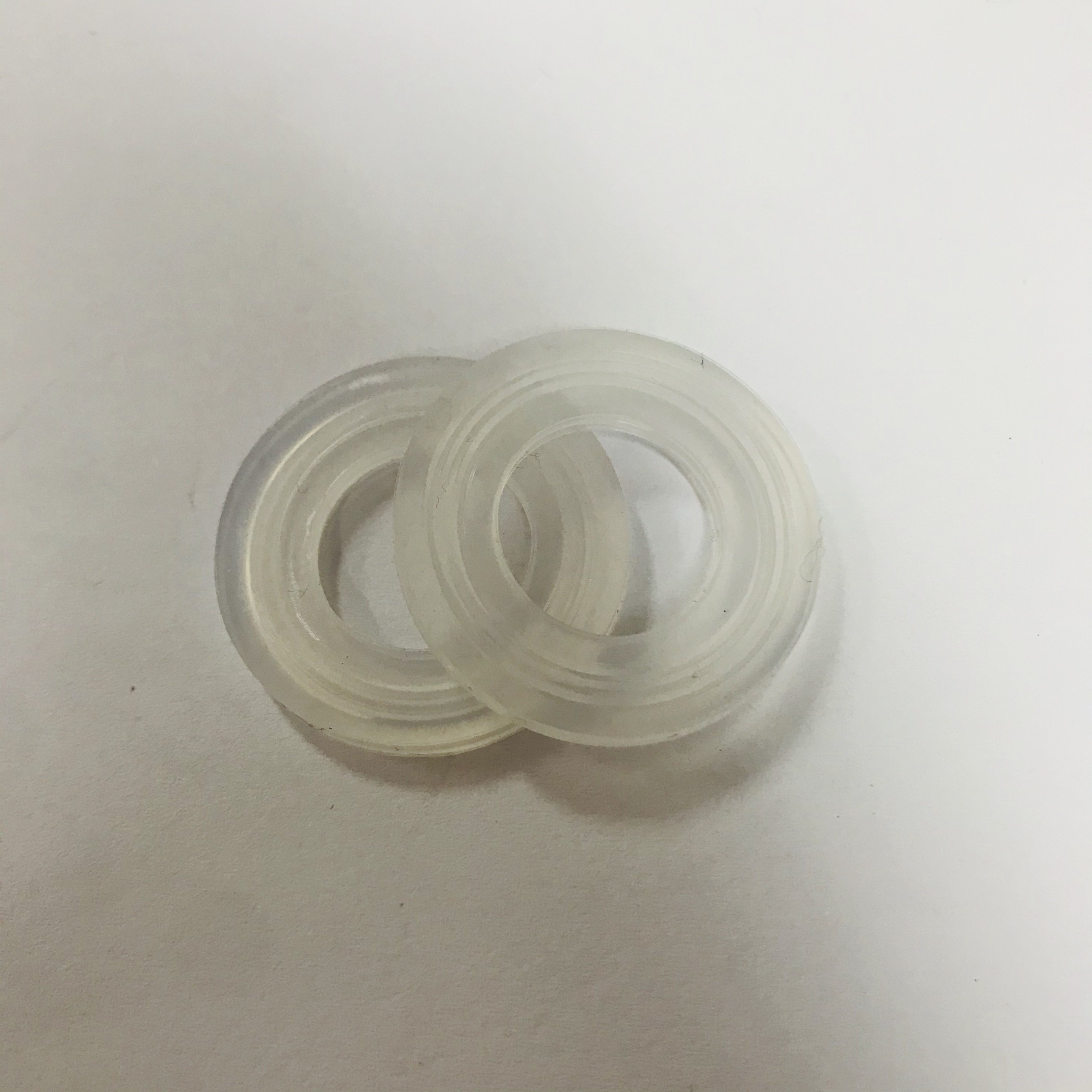 Transparent Silicone Round Flat rubber o-ring washer/gasket