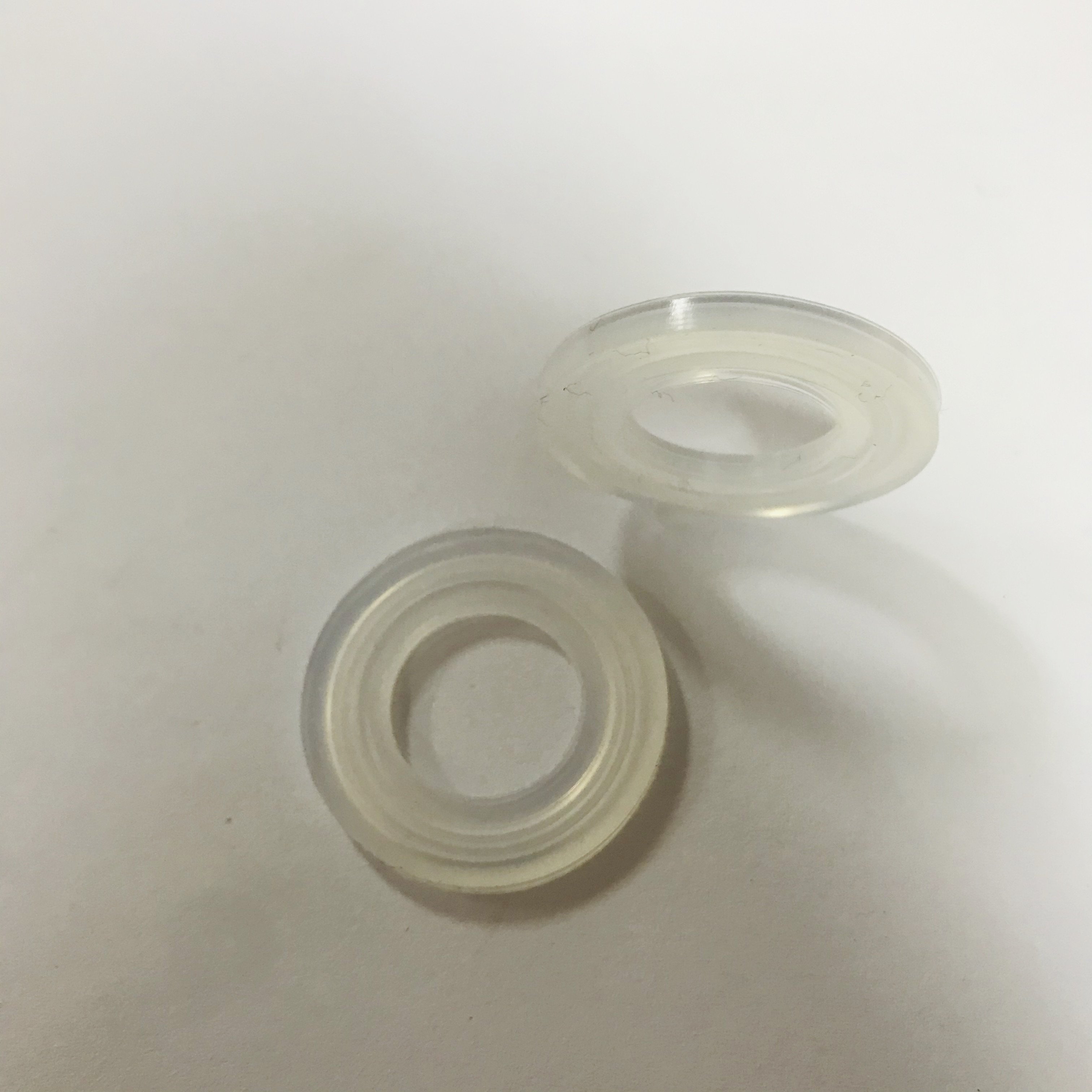Transparent Silicone Round Flat rubber o-ring washer/gasket