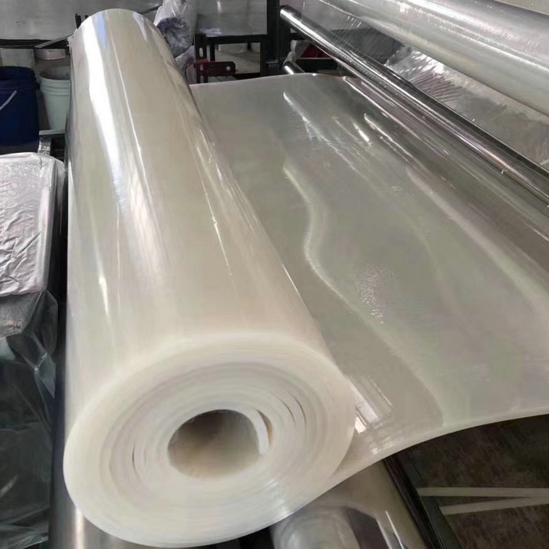Ultra Thin Soft High Transparent Good Elasticity Natural Silicone Rubber Sheet Roll Clear Solid Transparent Silicone Sheet