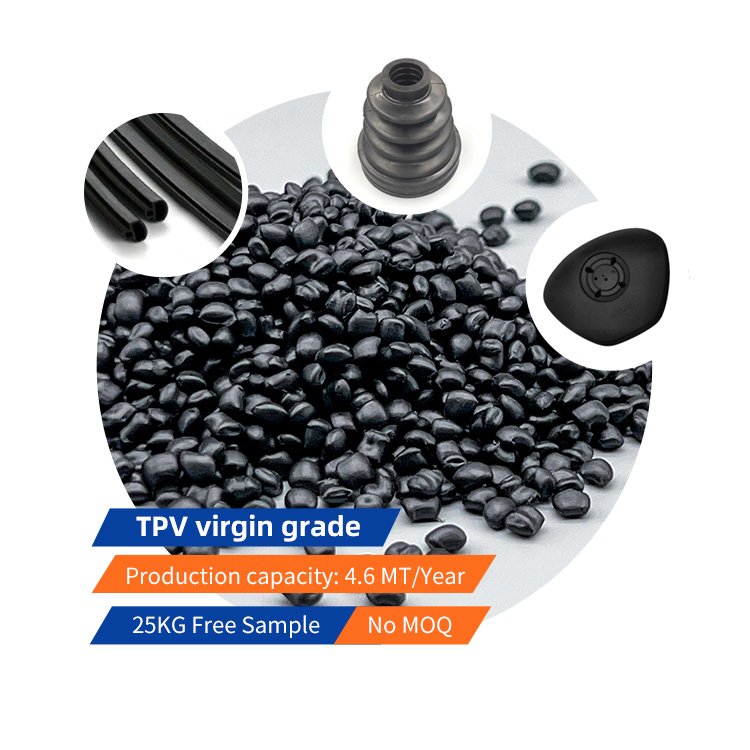 TPR/TPV/TPE Thermoplastic elastomers Material Talc Filled Thermoplastic TPE Rubber Plastic polymer TPV Resin TPV raw material