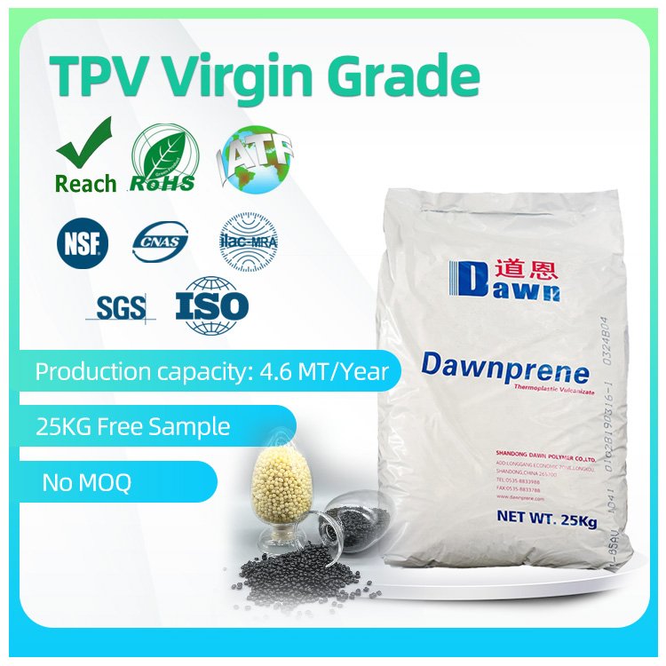 TPR/TPV/TPE Thermoplastic elastomers Material Talc Filled Thermoplastic TPE Rubber Plastic polymer TPV Resin TPV raw material