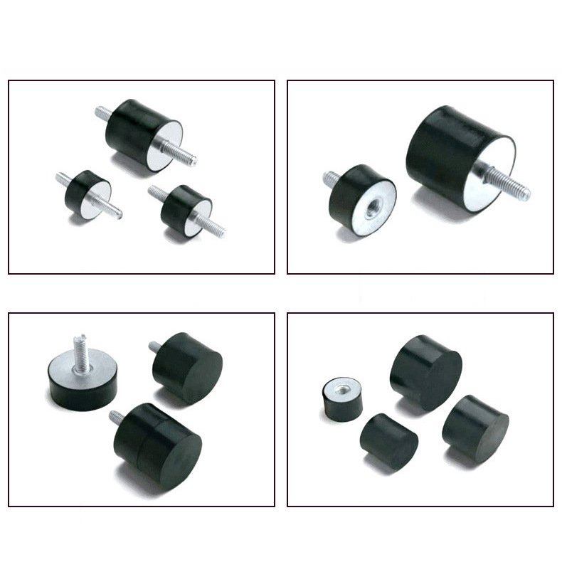 Customized Anti Vibration shock absorber Mounts VV VD DD male female types Screw NR NBR SR Rubber Damping Dampers