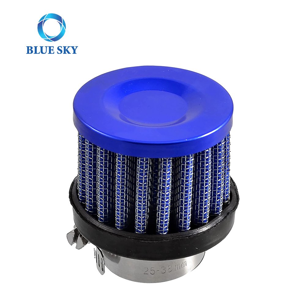Universal Clamp on High Flow 25mm 1 inch Inlet Dia Mini Car Mushroom Head Auto Air Intake Cone Filter Parts