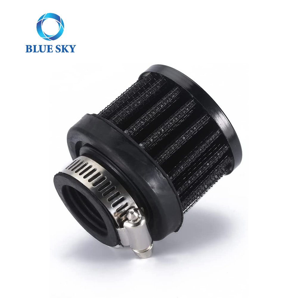 Universal Clamp on High Flow 25mm 1 inch Inlet Dia Mini Car Mushroom Head Auto Air Intake Cone Filter Parts