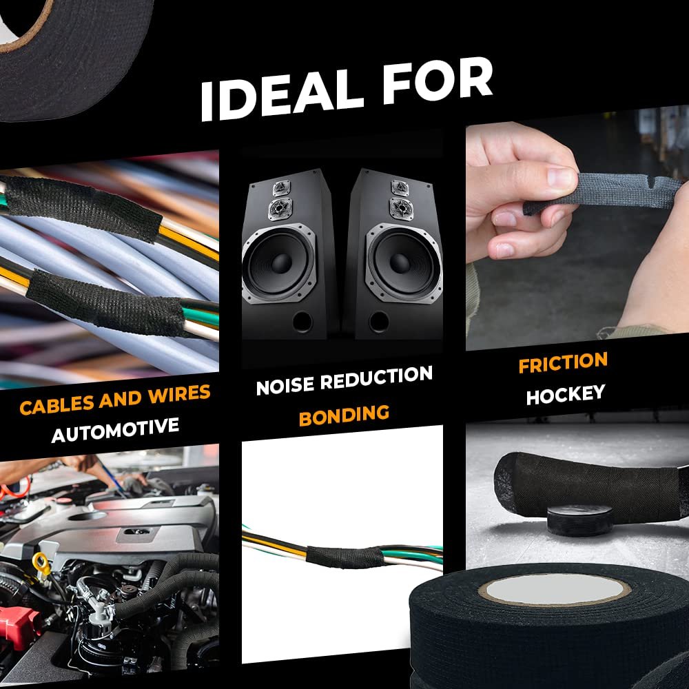 Wire Harness Tape Self-Adhesive Electrical Tape High Temperature Resistant Insulation Suitable For Automotive Wires