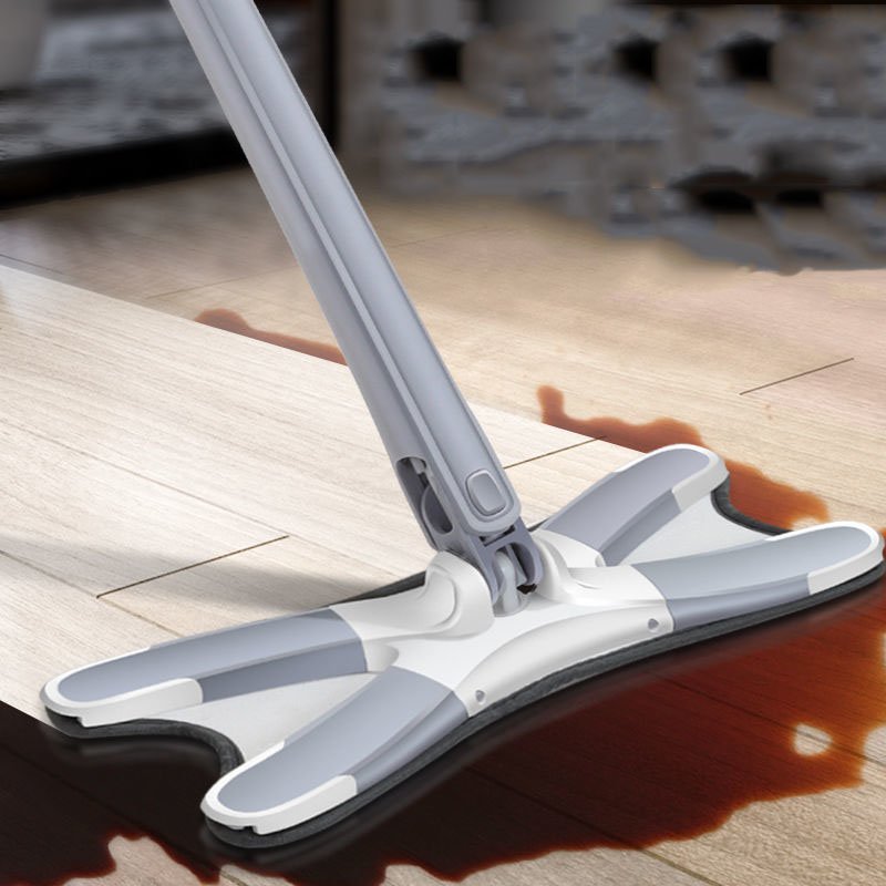 Wholesale household X type hands-free flat mop