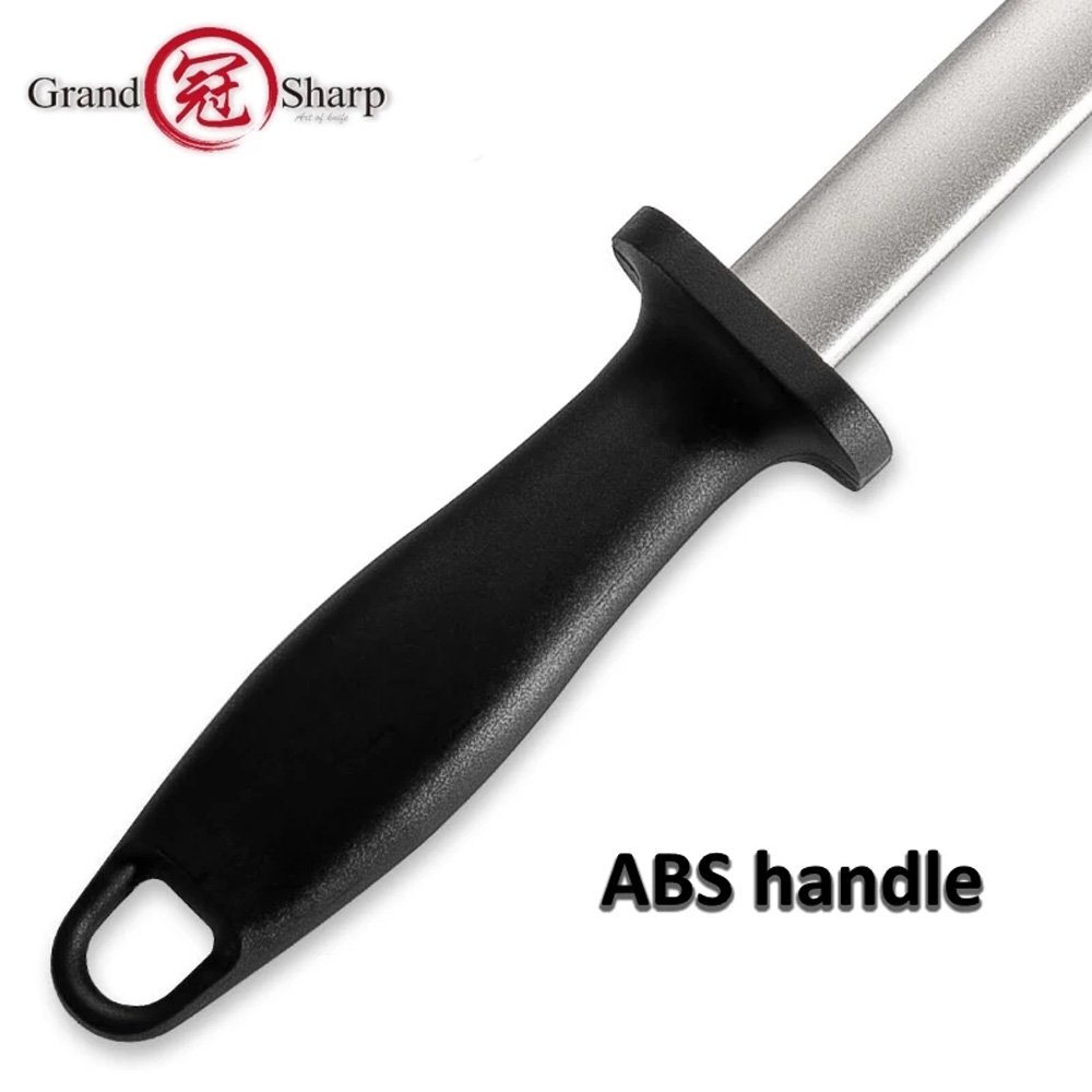 Knife Sharpener Diamond Sharpening Steel Rod ABS Handle Chef Knife Sharpener Kitchen Accessories Professional Tool Honing Rod