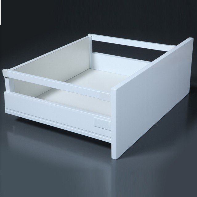 heavy duty soft close under mount slide drawer box for kitchen