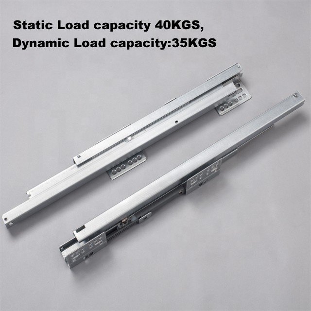 heavy duty soft close under mount slide drawer box for kitchen