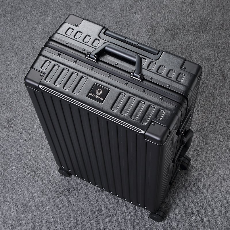 Customized Aluminum Frame Luggage case Trolley Suitcase Hardshell Echo friendly Carry on Luggage with spinner wheels wheels