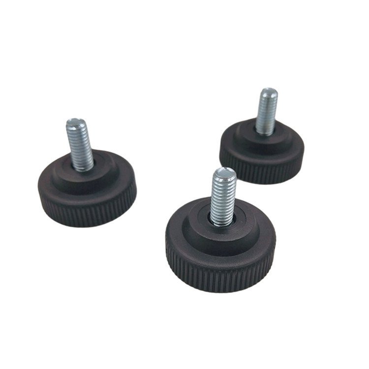M6/M8 screw rod adjustable furniture foot sofa plastic foot pad